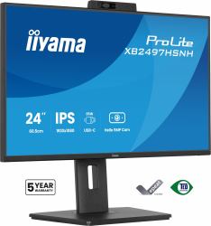 iiyama ProLite XB2497HSNH-B1 24IN IPS LCD 4MS 1920X1080 350CD/M2 HDMI/DP/USB 2 écran plat de PC 60,5 cm [23.8"] 1920 x 1080 pixels Full HD Noir 