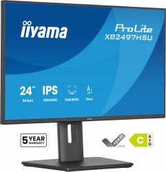 iiyama ProLite XB2497HSU-B1 écran plat de PC 60,5 cm [23.8"] 1920 x 1080 pixels Full HD LED Noir 