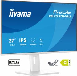 iiyama ProLite XB2797HSU-W1 écran plat de PC 68,6 cm [27"] 1920 x 1080 pixels Full HD LED Blanc 