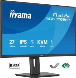 iiyama ProLite XB2797QSNP-B1 écran plat de PC 68,6 cm [27"] 2560 x 1440 pixels Quad HD LCD Noir 