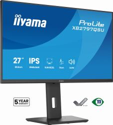 iiyama ProLite XB2797QSU-B1 écran plat de PC 68,6 cm [27"] 2560 x 1440 pixels Quad HD LED Noir 