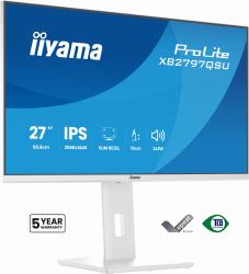 iiyama ProLite XB2797QSU-W1 écran plat de PC 68,6 cm [27"] 2560 x 1440 pixels Quad HD LED Blanc 