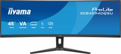 iiyama ProLite XCB4594DQSU-B1 écran plat de PC 113 cm [44.5"] 5120 x 1440 pixels Dual QHD LED Noir 