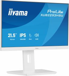 iiyama ProLite XUB2293HSU-W7 écran plat de PC 54,6 cm [21.5"] 1920 x 1080 pixels Full HD LED Blanc 