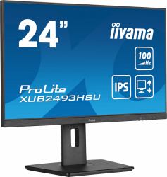 iiyama XUB2493HSU-B7 écran plat de PC 60,5 cm [23.8"] 1920 x 1080 pixels Full HD LED Noir 