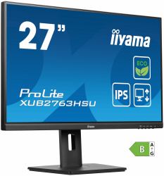iiyama ProLite XUB2763HSU-B1 écran plat de PC 68,6 cm [27"] 1920 x 1080 pixels Full HD LED Noir 