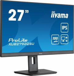 iiyama ProLite XUB2792QSU-B6 écran plat de PC 68,6 cm [27"] 2560 x 1440 pixels Quad HD LED Noir 