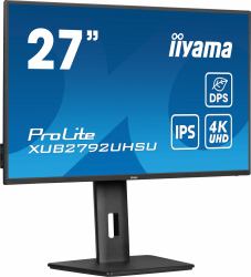 iiyama ProLite XUB2792UHSU-B6 écran plat de PC 68,6 cm [27"] 3840 x 2160 pixels 4K Ultra HD LED Noir 