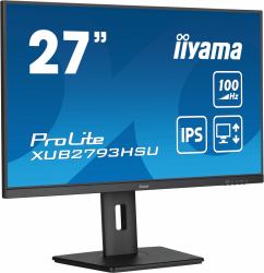 iiyama ProLite XUB2793HSU-B7 écran plat de PC 68,6 cm [27"] 1920 x 1080 pixels Full HD LED Noir 