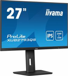 iiyama ProLite XUB2793QS-B7 écran plat de PC 68,6 cm [27"] 2560 x 1440 pixels Quad HD LED Noir 