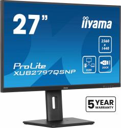 iiyama ProLite XUB2797QSNP-B1 écran plat de PC 68,6 cm [27"] 2560 x 1440 pixels Quad HD LED Noir 