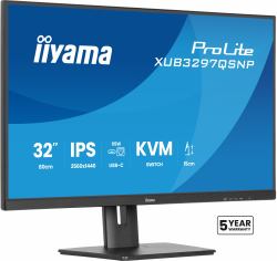 iiyama ProLite XUB3297QSNP-B1 écran plat de PC 81,3 cm [32"] 2560 x 1440 pixels Quad HD LED Noir 