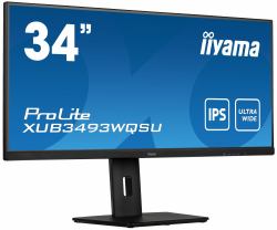 iiyama ProLite XUB3493WQSU-B5 écran plat de PC 86,4 cm [34"] 3440 x 1440 pixels UltraWide Quad HD LED Noir 