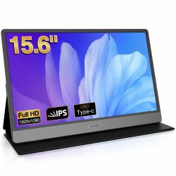 Koorui 15B1 écran plat de PC 39,6 cm [15.6"] 1920 x 1080 pixels Full HD Gris 