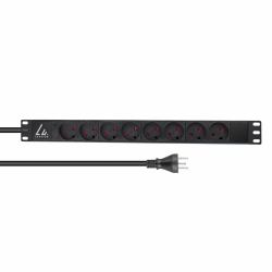Lanview LVR-2MDK-LIC-DK8 unité de distribution d'énergie 8 sortie[s] CA 1U Noir 