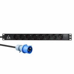 Lanview LVR-3MIEC-LIC-SCH8 unité de distribution d'énergie 8 sortie[s] CA 1U Noir 