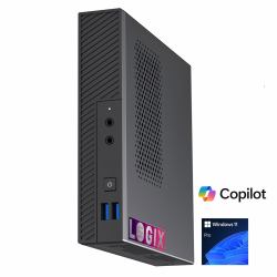 LOGIX 14th Gen Intel i5 10 Core 4.70GHz 1 Litre Mini Business / Security PC for Alarm & Door Entry Systems with 16GB RAM, 500GB NVMe SSD,WiFi BT, Windows 11 Pro, Clavier & Mouse Intel® Core™ i5 16 Go DDR5-SDRAM 500 Go Mini PC Noir  - Version UK