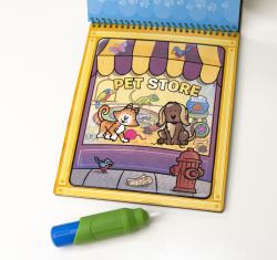 Melissa & Doug Tablette de Révélation de Dessins à l'Eau - Animaux 