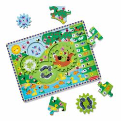 Melissa & Doug Animal Chase I-Spy Jeu de puzzle 24 pièce[s] Ferme 