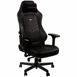 noblechairs HERO Real Leather Gaming Chair - Black