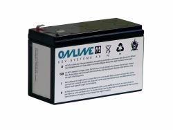 ONLINE USV-Systeme BCXS1000RBP Batterie de l'onduleur 