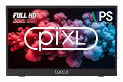 piXL PM156C téléviseur et moniteur portables Moniteur portable Noir 39,6 cm [15.6"] LCD 1920 x 1080 pixels 