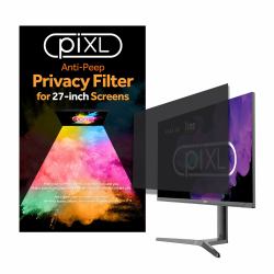 piXL 27 Inch Monitor Privacy Screen Filter 68,6 cm [27"] Moniteur Filtre de confidentialité sans bords pour ordinateur 