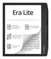 pocket uk PocketBook Era Lite Liseuse Écran tactile 16 Go Wifi Noir 
