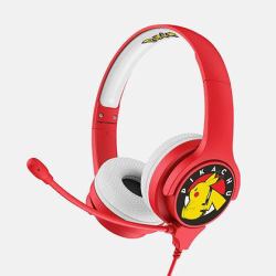 pokemon OTL Technologies Pokémon Pikachu Écouteurs Avec fil Arceau Jouer Rouge, Blanc 