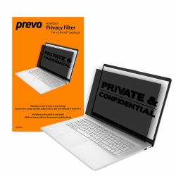 PREVO 15.6 Inch Anti-Glare Laptop Privacy Screen Filter, Anti-Peep, Anti-Static 39,6 cm [15.6"] Filtre de confidentialité sans bords pour ordinateur 