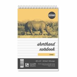 RHINO RHRN15-2 bloc-notes 150 feuilles Jaune, Blanc, Noir 