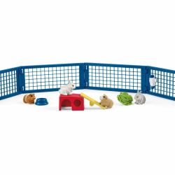 schleich FARM WORLD Maison pour lapins et cochons d'Inde 
