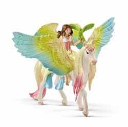 schleich BAYALA Fée Surah avec un pégase scintillant 