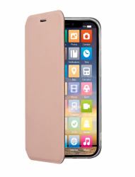 Screenor CLEVER coque de protection pour téléphones portables 15,5 cm [6.1"] Étui avec portefeuille Rose 