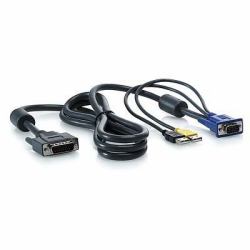 HPE 1x4 KVM Console 6ft USB Cable KVM cable Black 1.82 m (1x4 KVM Console 6ft USB Cable - **New Retail** - Warranty: 12M)