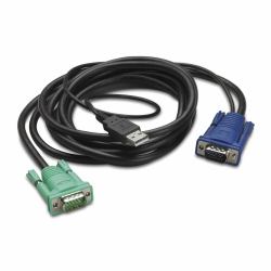 APC Integrated Rack LCD/KVM USB Cable - 6ft [1.8m] (INTEGRATED LCD KVM - USB CABLE - 6FT [1.8M])