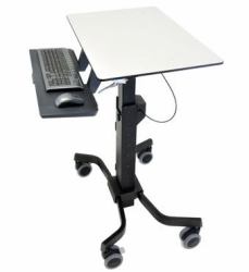 Ergotron TeachWell Mobile Digital Workspace Graphite, Gris Panier multimédia (Ergotron TeachWell Mobile Digital Workspace - Cart for notebook / keyboard / mouse - steel - graphite grey)