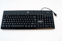 HP 724720-DE1 clavier USB Arabe, Français Noir 