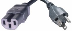 HPE Networking 2.5M C15 to NEMA 5-15P Power Cord (HPE 2.5M C15 to NEMA 5-15P Pwr)