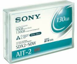 Sony DATA CARTRIDGE A.I.T2 Bande de données vierge 8 mm (SONY AIT2 50/130GB WRITE ONCE SONY AIT 2 50GB AIT [WITH CHIP] WRITE ONCE ONLY)