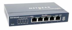 NETGEAR GS105 Non-géré Gigabit Ethernet [10/100/1000] Bleu (Netgear GS105 5 Port 10/100/1000 Gigabit Ethernet Desktop Switch)