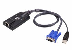 ATEN KA7570 KVM cable Black (ATEN KA7570 Local Transmitter - KVM / USB extender - transmitter - USB - up to 40 m - for ALTUSEN KH1516AI)