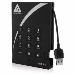 Apricorn Aegis Padlock USB 3.0 500GB disque dur externe 500 Go 5400 tr/min USB Type-A 3.2 Gen 1 [...