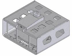 Unicol PGM étui pour projecteur Noir (GUARDBOX ANTI-THEFT ENCLOSURE - 49W X 18H X 42D)