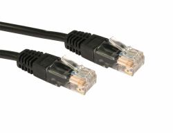 Cables Direct Cat5e Patch Cable câble de réseau Noir 4 m U/UTP [UTP] (4m Cat5e Patch Cable - Black)