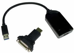 Cables Direct USB 3.0 to HDMI USB graphics adapter 2048 x 1152 pixels Black (CDL USB 3.0 HDMI Adapter)