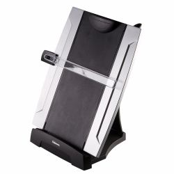 Fellowes 8033201 porte-document Plastique Noir, Argent (Fellowes 8033201 Office Suites Desktop Copy Holder)