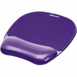 Fellowes Gel Crystals Violet (Fellowes 91441 Crystal Gel Mousepad and Wrist Rest)