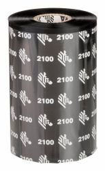 Zebra 2100 Wax thermal ribbon 450 m Black (RIBBON 2100 WAX 156MM - 450 METERS C-25MM BOX OF 12)