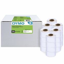 DYMO LW étiquettes d'adresse autocollantes authentiques | 28 mm x 89 mm | 24 rouleaux de 130 ét...
